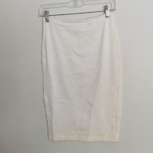 Elegant White Pencil Skirt